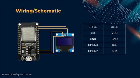 Micropython Interfacing With Ssd1306 Oled Display