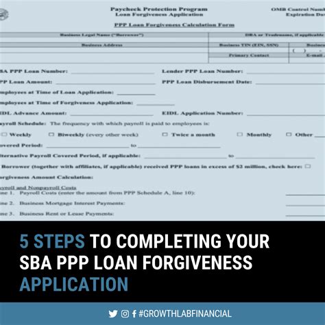 Steps To Completing Your Sba Ppp Loan Forgiveness Printable Form