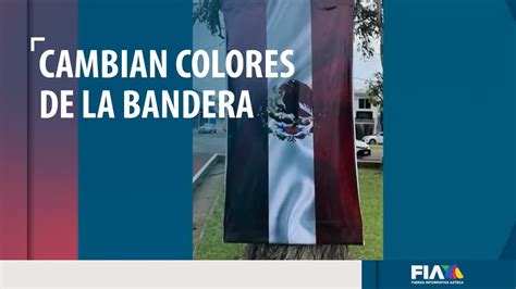 Funcionario de Nayarit cambia los colores de la bandera de México y