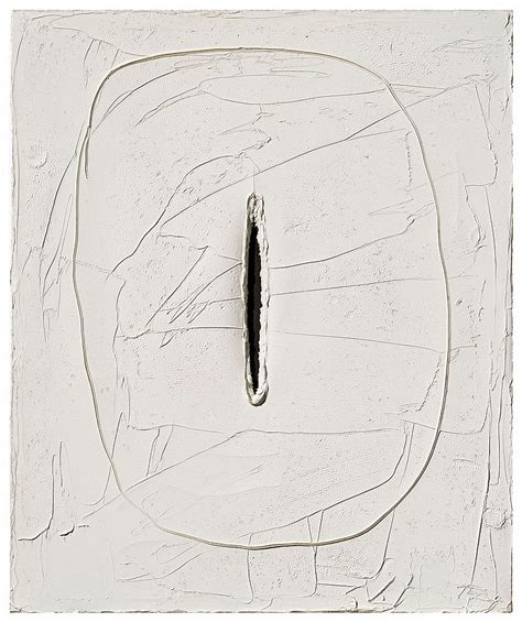 Sold Price Lucio Fontana Concetto Spaziale Olio Su Tela