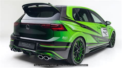 VW Golf R Hurricane Tuned By Apprentices Has Custom Livery Wide