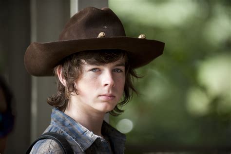 Carl Grimes Hd Wallpaper From The Walking Dead