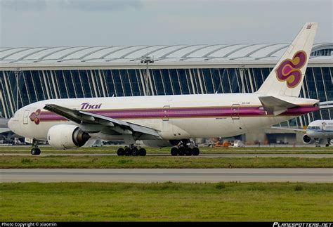 HS TJH Thai Airways Boeing 777 2D7 Photo By Xiaomin ID 066148