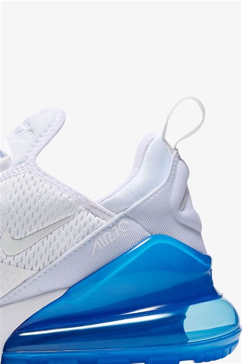 Nike Air Max 270 White Pack 'Photo Blue' Release Date. Nike SNKRS