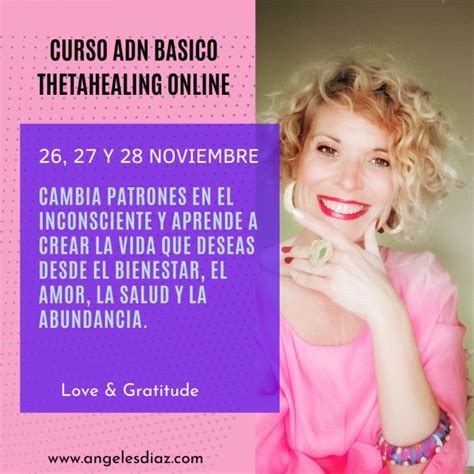 Adn Básico Thetahealing Online 26 Nov Ángeles Díaz