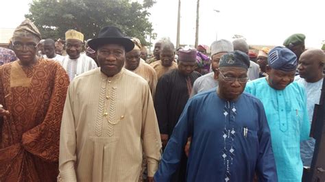 What Obasanjo told Jonathan during his visit to Ibogun - Daily Post Nigeria