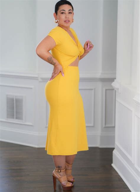 S9778 Misses Knit Dress In Two Lengths By Mimi G Style Simplicity