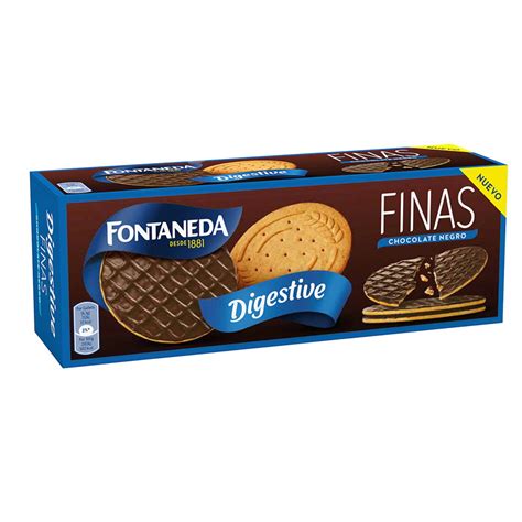 GALLETA FONTANEDA DIGESTIVE FINAS CHOCOLATE NEGRO Tuquetraes