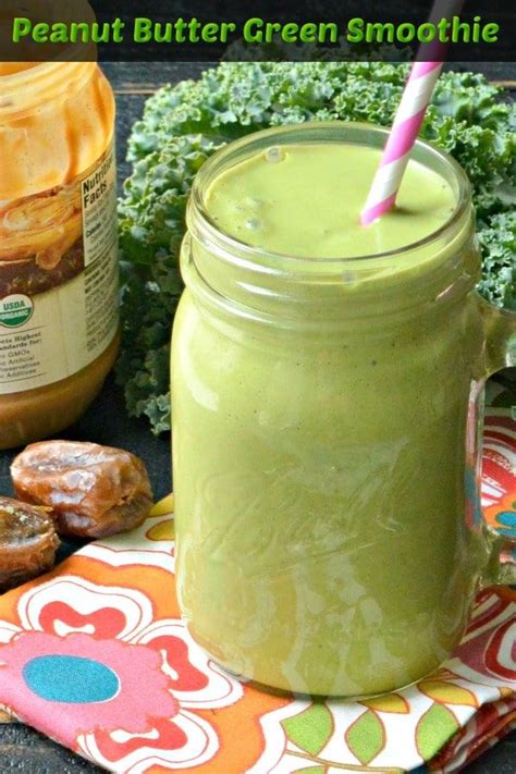 Peanut Butter Green Smoothie Recipe Apricot Smoothie Fruit