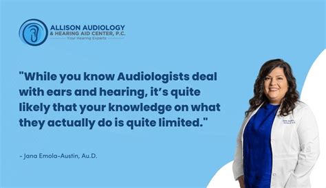 What Does An Audiologist Do Allison Audiology Hearing Aid Center