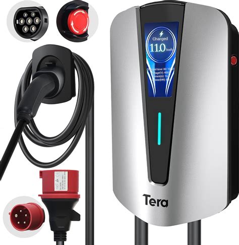 Amazon Fr Tera EV Chargeur Type 2 Wallbox Borne De Recharge Vehicule