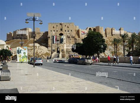 Aleppo, Syria, Citadel of Aleppo Stock Photo - Alamy