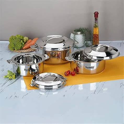 Stainless Steel Hot Pot 5 Litre Stainless Steel Casserole Latest