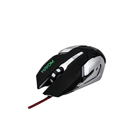 Mouse Gamer Usb Hayom C Leds Rgb Dpi Botoes Cabo Metros