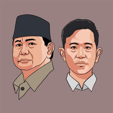 Illustration Of Prabowo And Gibran 2024 Indonesian Presidential