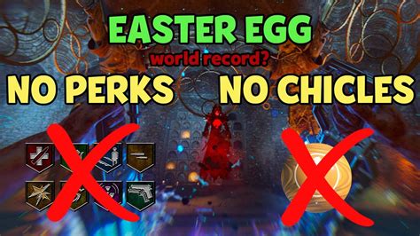 No Perks No Chicles Easter Egg De Der Eisendrache Full Solo Youtube