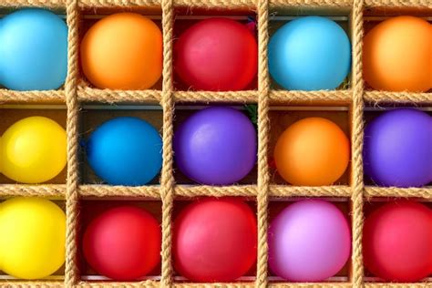 Premium Photo Background Of Colored Balls The Texture Of Different