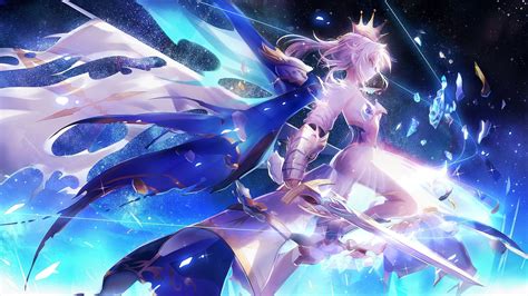 Anime Fategrand Order Saber Fate Series Wallpaper Anime Anime Art