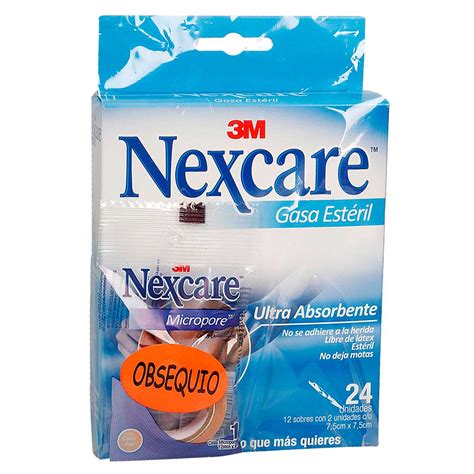 Oferta Nexcare Gasa Estéril Obsequio Micropore Piel X 12metros Theme Farmacias Theme Farmacias