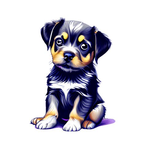 Inquisitive Cute Baby Dog Pencil Sketch · Creative Fabrica