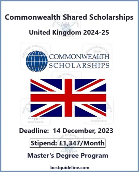 Commonwealth Shared Scholarships 2025 26 In UK Fully Funded