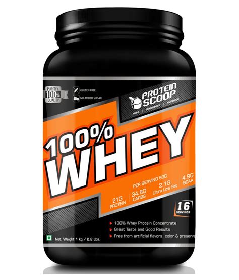 Protein Scoop 100 Whey Protein 1 Kg Buy Protein Scoop 100 Whey