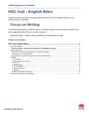 English Eald Symbolism Fow Hsc Bites Student S6 Docx NSW Department