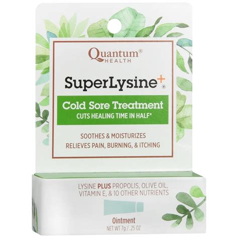 Quantum Super Lysine Plus Cold Sore Treatment Cream Oz Medcare