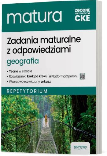 Zadania Maturalne Z Odpowiedziami Matura Geografia Repetytorium