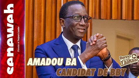 Dition Sp Ciale D Cryptage Du Choix De Amadou Ba Comme Candidat De