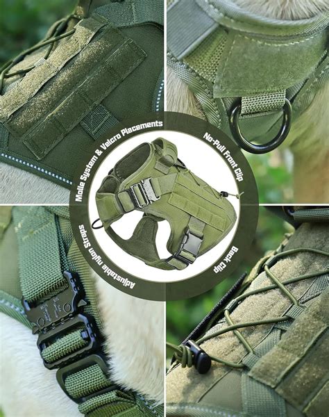 Saboos Arn S T Ctico Para Perros Grandes Chaleco Molle Para Perros