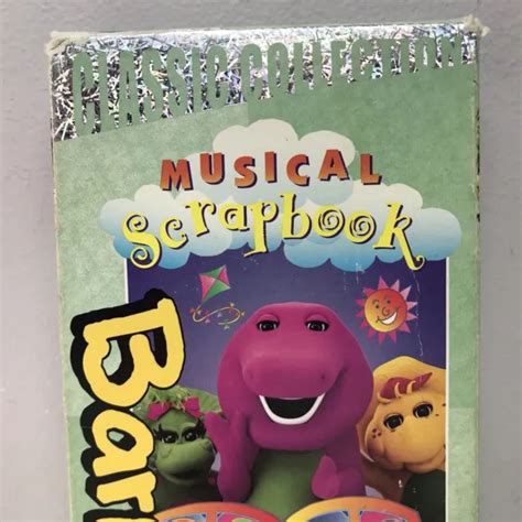 BARNEY MUSICAL SCRAPBOOK VHS Video Tape PBS Classic BUY 2 GET 1 FREE