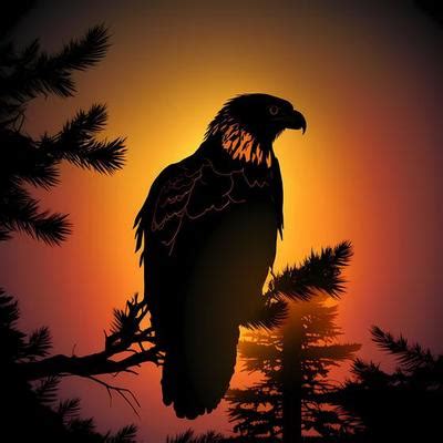 American Eagle Silhouette Stock Photos, Images and Backgrounds for Free ...