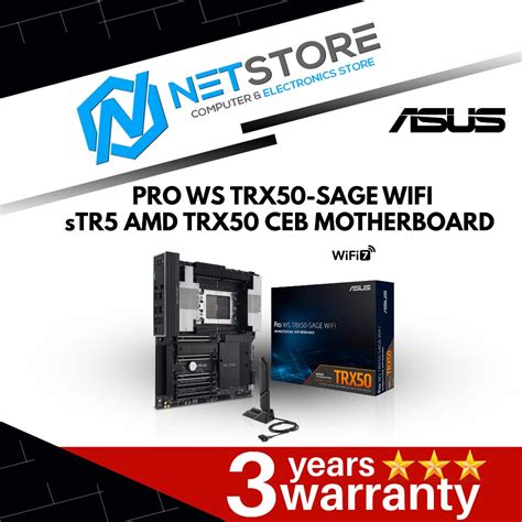 Asus Pro Ws Trx Sage Wifi Str Amd Trx Ceb Motherboard Pro Ws