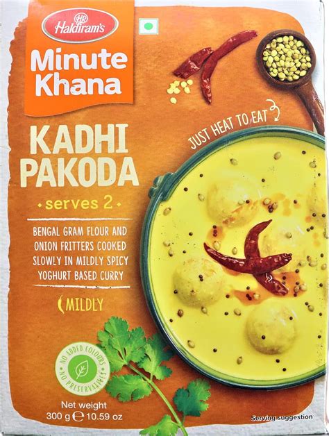 Haldiram S Kadhi Pakoda Minute Khana Ready To Eat 10 5 Oz Box Pack