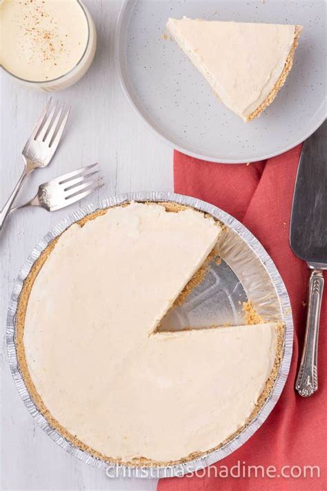 No Bake Eggnog Pie Christmasonadime