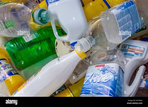 Used Plastic Bottles Storage To Recyclerecycling Center Stock Photo