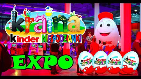 Kinder Surprise Expo A Lot Of Fun For Kids Giant Surprise Easter Eggs