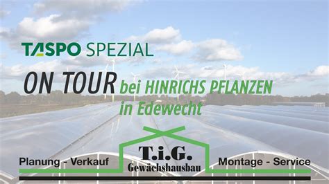 TASPO Spezial ON TOUR Hinrichs Pflanzen Edewecht YouTube