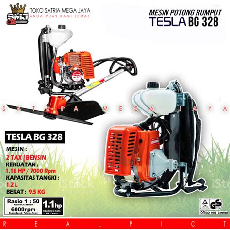 Tiger Tesla Bg T Mesin Potong Rumput Gendong Tak Bensin Murah