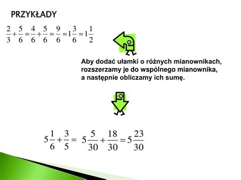 Ppt Działania Na Ułamkach Zwykłych Powerpoint Presentation Free