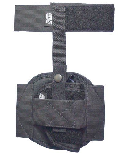 Ankle Holster with over the calf leg strap | WRB Gun Holsters pistol CONCEALED CARRY