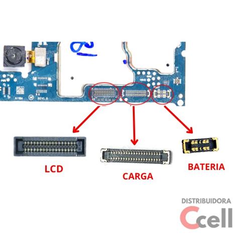 Conector Fpc Da Placa Samsung A S A A A A S A