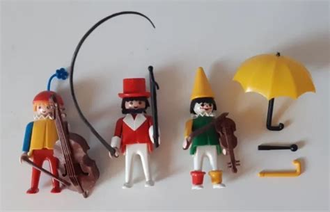 Lot De Figurines Playmobil Cirque Clowns Vintage Annees Tbe Eur