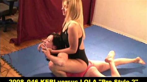 2008 046 Keri Versus Lola “pro Style 2” Wmv Super Action Fight Productions Clip Clips4sale