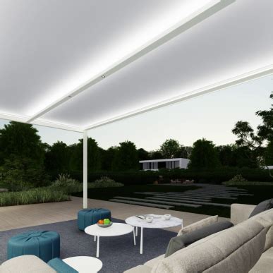 Pergola Z P pergola adossée avec un toit incliné pour une Winsol