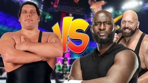 Andr The Giant Vs Omos And Big Show Who Emerges Victorious Omg