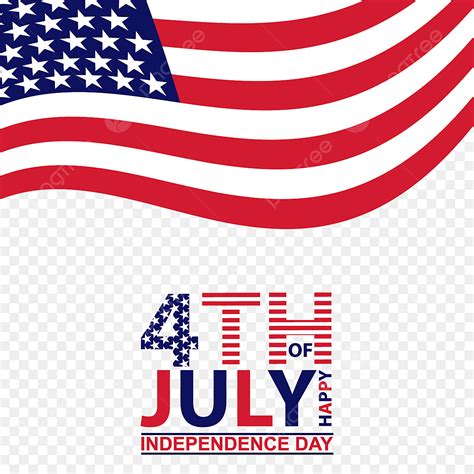 Happy 4th July Vector PNG Images 4th Of July Happy Independence Day