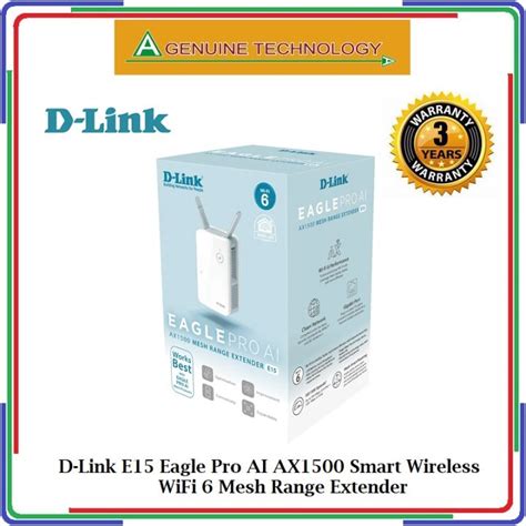 D Link E Eagle Pro Ai Ax Smart Wireless Wifi Mesh Range