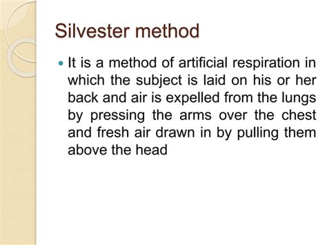 Artificial respiration | PPT